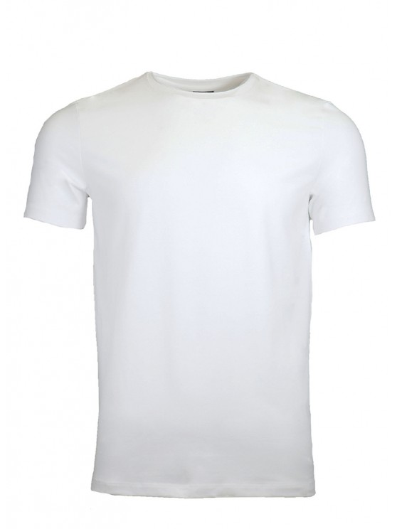 White  Crew Neck Detailed T-Shirt