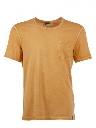 Cold Dye-Mustard %100 Cotton T-shirt