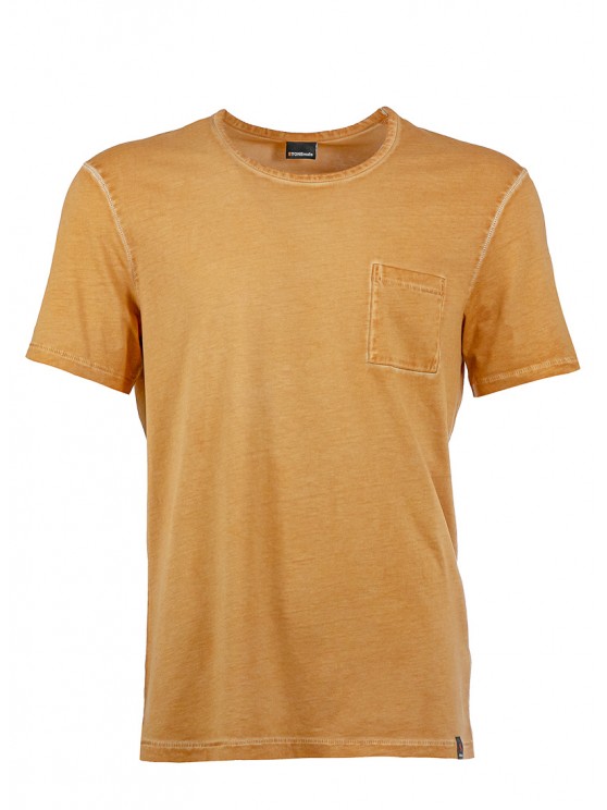 Cold Dye-Mustard %100 Cotton T-shirt