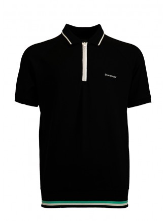 Black Creative Polo Shirt