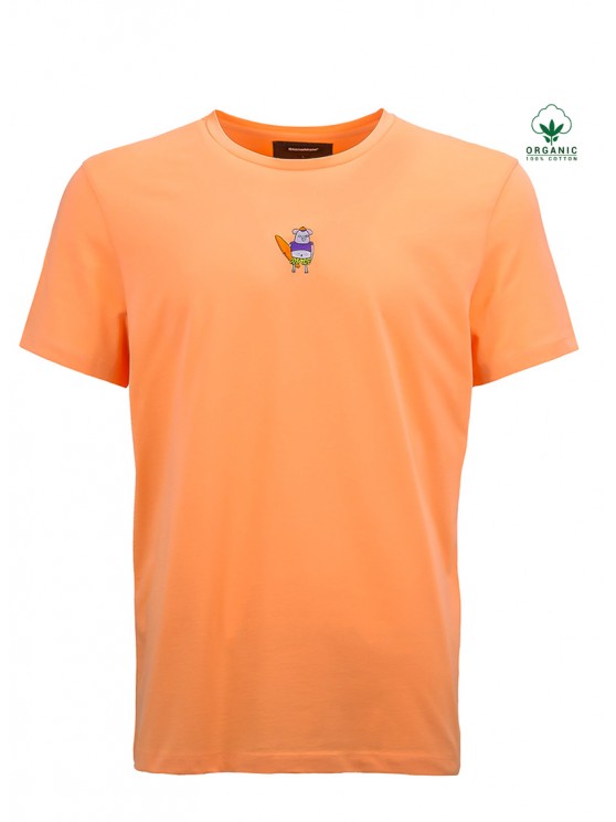 Salmon Colour Organic T-Shirt