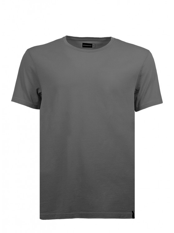 Grey Organic Basic T-Shirt